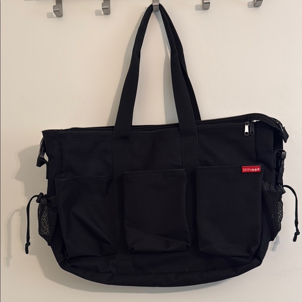 Black Skip Hop Twin Diaper Bag